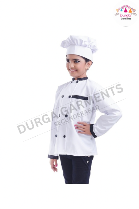 Master Chef Costume (Jacket with Cap)