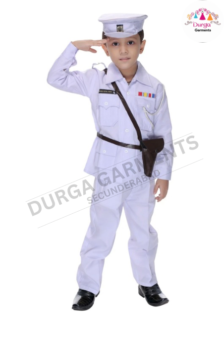 Navy White Costume