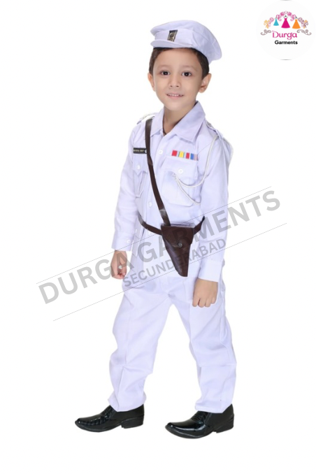 Navy White Costume
