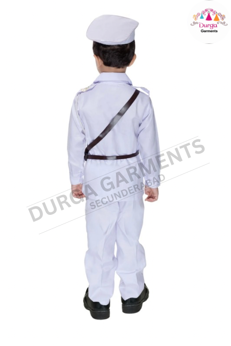 Navy White Costume